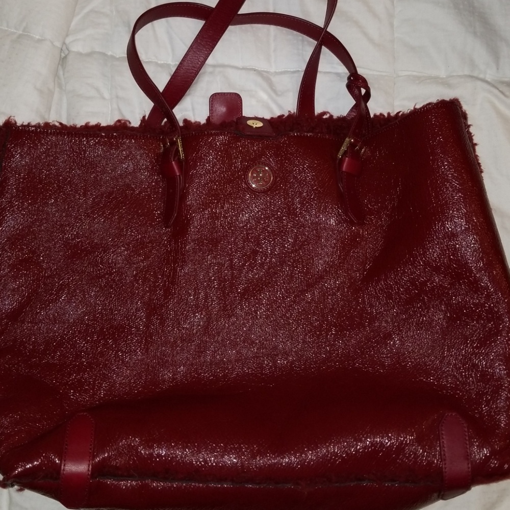 Tory burch Sherling tote